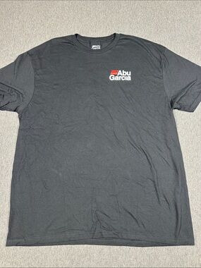 Abu Garcia Logo Fishing T-Shirt Revo Volt IQ Black Mens XL Extra Large New